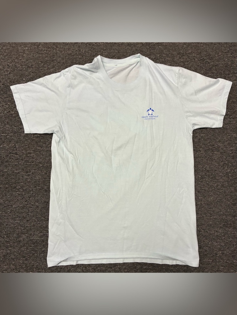 Simply Southern Light Blue Short Sleeve Logo Tee
